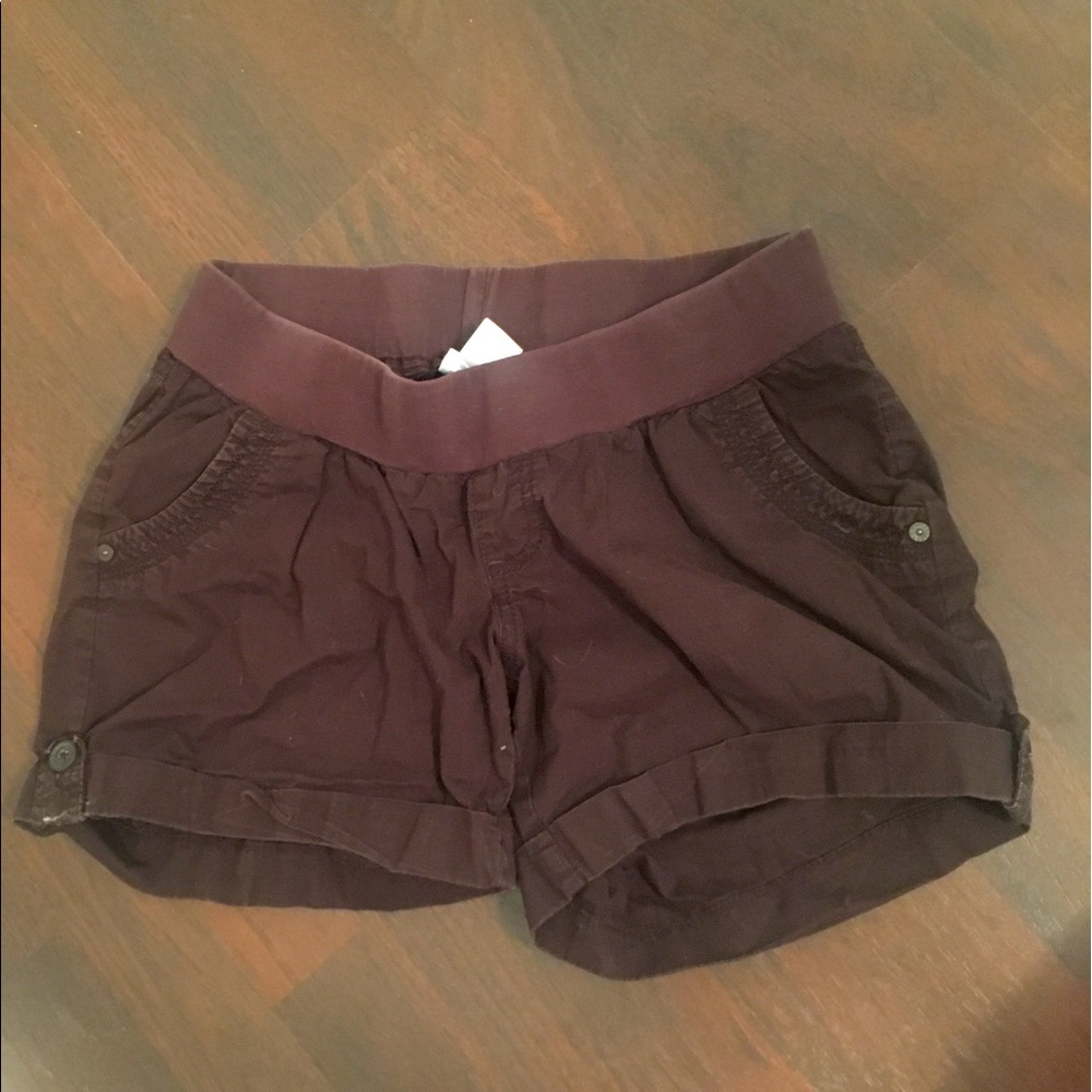 Brown Maternity shorts